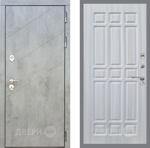 Входная металлическая Дверь Рекс (REX) 22 FL-33 Сандал белый в Электрогорске