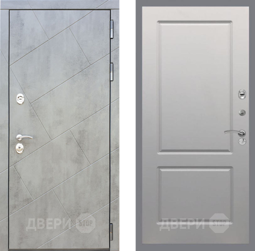 Входная металлическая Дверь Рекс (REX) 22 FL-117 Грей софт в Электрогорске