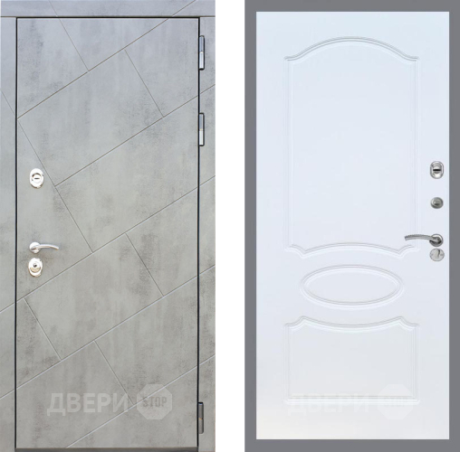 Дверь Рекс (REX) 22 FL-128 Белый ясень в Электрогорске