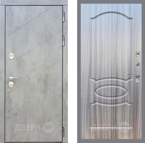 Входная металлическая Дверь Рекс (REX) 22 FL-128 Сандал грей в Электрогорске