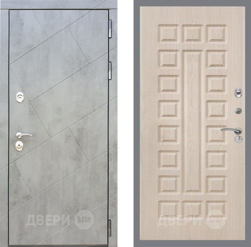 Входная металлическая Дверь Рекс (REX) 22 FL-183 Беленый дуб в Электрогорске
