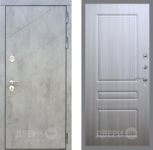 Входная металлическая Дверь Рекс (REX) 22 FL-243 Сандал белый в Электрогорске