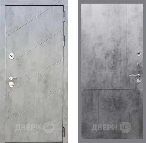 Входная металлическая Дверь Рекс (REX) 22 FL-290 Бетон темный в Электрогорске