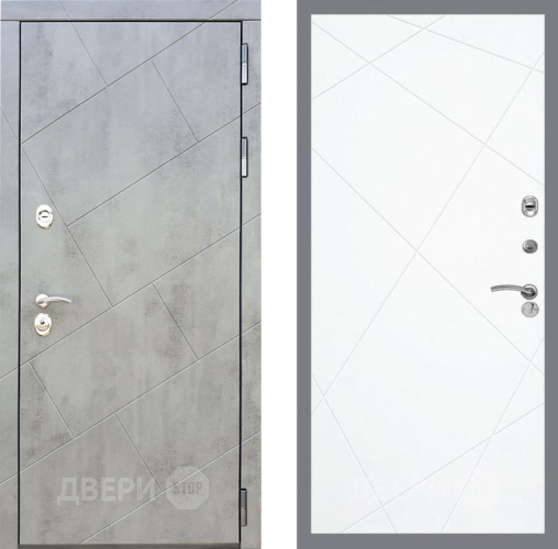 Входная металлическая Дверь Рекс (REX) 22 FL-291 Силк Сноу в Электрогорске