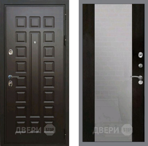 Дверь Рекс (REX) Премиум 3к СБ-16 Зеркало Венге в Электрогорске