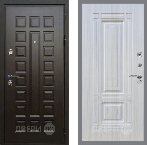 Входная металлическая Дверь Рекс (REX) Премиум 3к FL-2 Сандал белый в Электрогорске