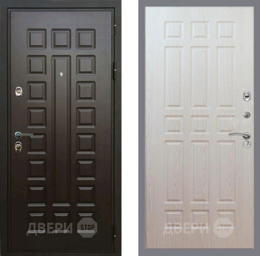 Входная металлическая Дверь Рекс (REX) Премиум 3к FL-33 Беленый дуб в Электрогорске