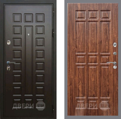 Входная металлическая Дверь Рекс (REX) Премиум 3к FL-33 орех тисненый в Электрогорске