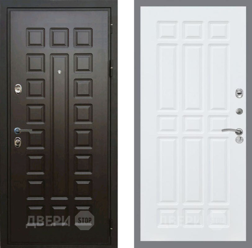 Входная металлическая Дверь Рекс (REX) Премиум 3к FL-33 Силк Сноу в Электрогорске