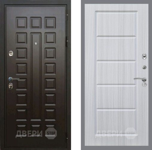 Входная металлическая Дверь Рекс (REX) Премиум 3к FL-39 Сандал белый в Электрогорске