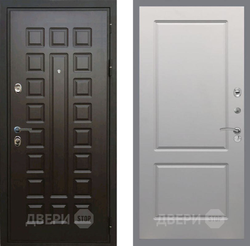 Входная металлическая Дверь Рекс (REX) Премиум 3к FL-117 Грей софт в Электрогорске