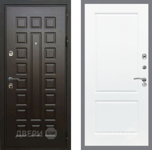 Входная металлическая Дверь Рекс (REX) Премиум 3к FL-117 Силк Сноу в Электрогорске