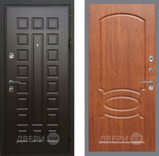 Входная металлическая Дверь Рекс (REX) Премиум 3к FL-128 Морёная берёза в Электрогорске