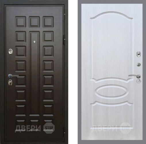 Входная металлическая Дверь Рекс (REX) Премиум 3к FL-128 Лиственница беж в Электрогорске