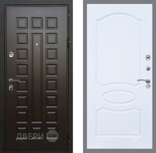 Дверь Рекс (REX) Премиум 3к FL-128 Силк Сноу в Электрогорске