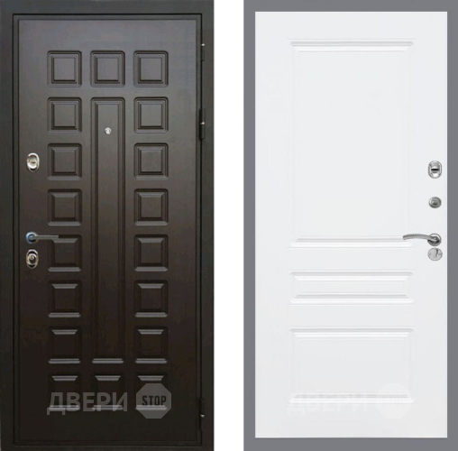 Дверь Рекс (REX) Премиум 3к FL-243 Силк Сноу в Электрогорске