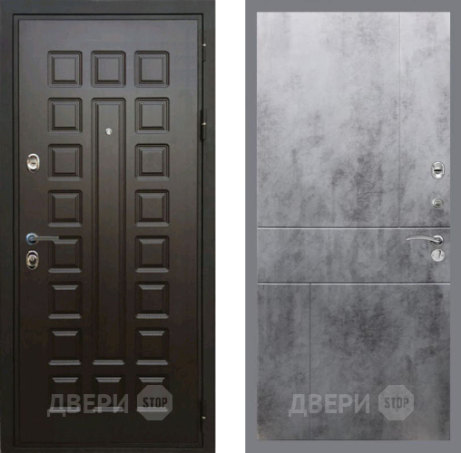 Дверь Рекс (REX) Премиум 3к FL-290 Бетон темный в Электрогорске