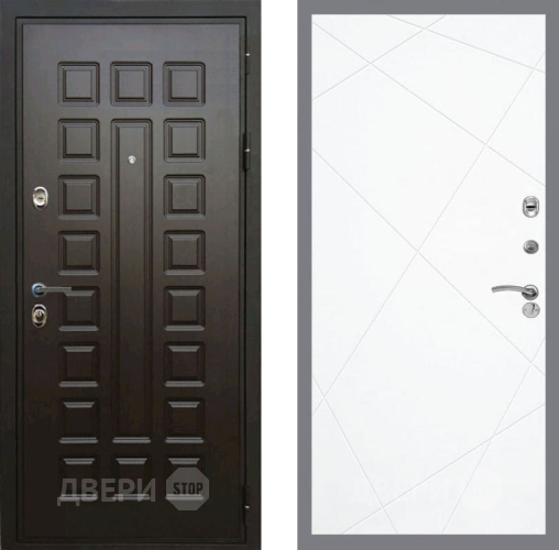 Входная металлическая Дверь Рекс (REX) Премиум 3к FL-291 Силк Сноу в Электрогорске