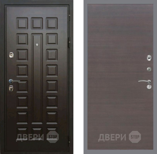 Входная металлическая Дверь Рекс (REX) Премиум 3к GL венге поперечный в Электрогорске