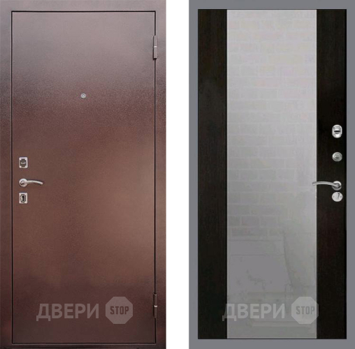 Входная металлическая Дверь Рекс (REX) 1 СБ-16 Зеркало Венге в Электрогорске