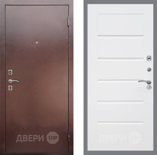 Входная металлическая Дверь Рекс (REX) 1 Сити Белый ясень в Электрогорске