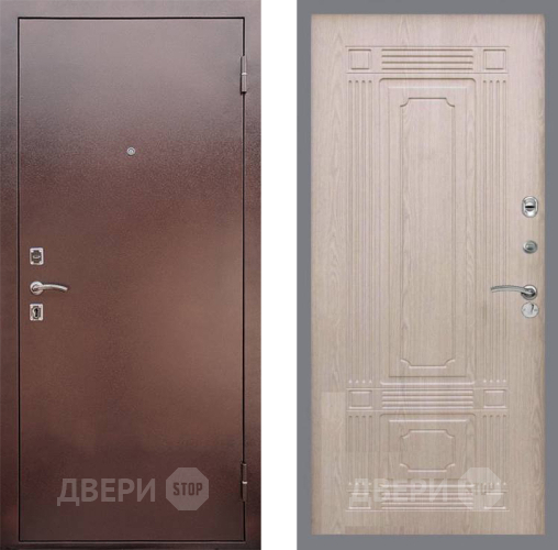 Входная металлическая Дверь Рекс (REX) 1 FL-2 Беленый дуб в Электрогорске