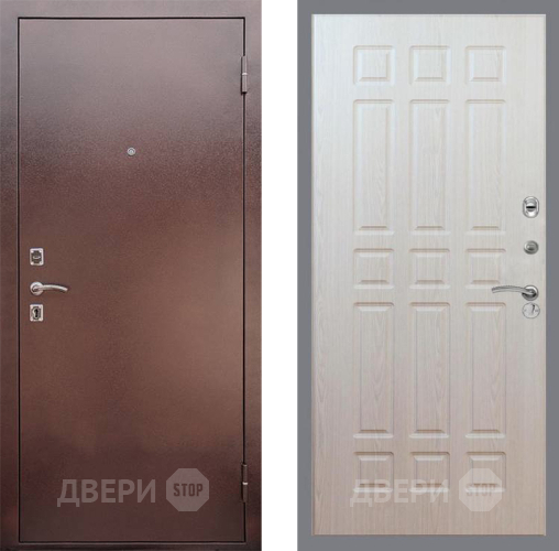 Входная металлическая Дверь Рекс (REX) 1 FL-33 Беленый дуб в Электрогорске
