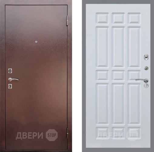 Входная металлическая Дверь Рекс (REX) 1 FL-33 Белый ясень в Электрогорске