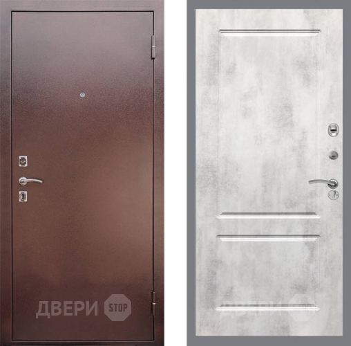 Входная металлическая Дверь Рекс (REX) 1 FL-117 Бетон светлый в Электрогорске