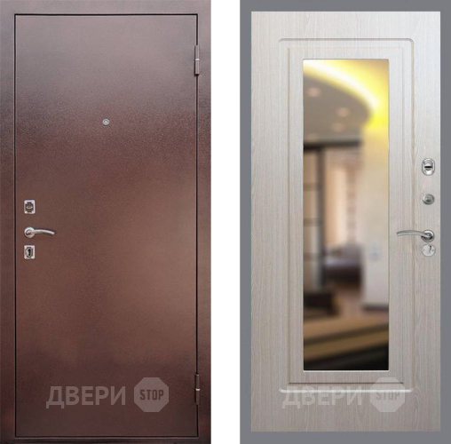 Входная металлическая Дверь Рекс (REX) 1 FLZ-120 Беленый дуб в Электрогорске