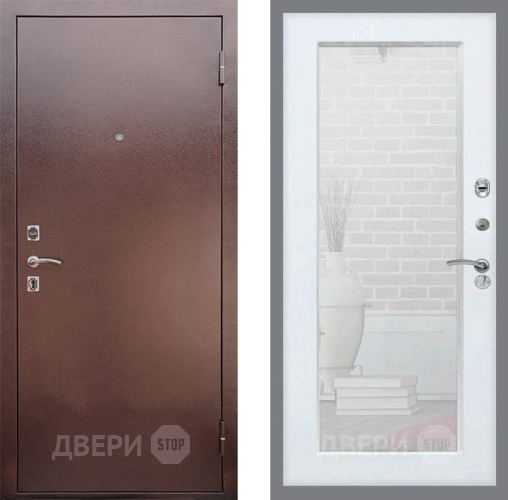 Дверь Рекс (REX) 1 Зеркало Пастораль Белый ясень в Электрогорске