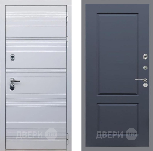 Входная металлическая Дверь Рекс (REX) 14 Силк Сноу FL-117 Силк титан в Электрогорске