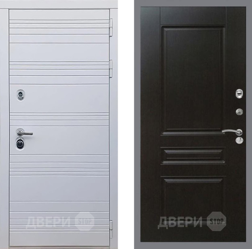 Входная металлическая Дверь Рекс (REX) 14 Силк Сноу FL-243 Венге в Электрогорске