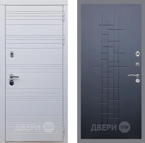 Входная металлическая Дверь Рекс (REX) 14 Силк Сноу FL-289 Ясень черный в Электрогорске