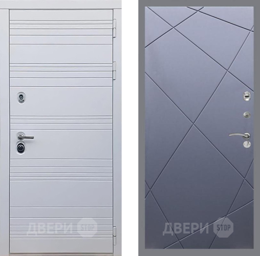 Входная металлическая Дверь Рекс (REX) 14 Силк Сноу FL-291 Силк титан в Электрогорске