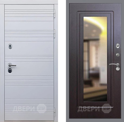 Входная металлическая Дверь Рекс (REX) 14 Силк Сноу FLZ-120 Венге в Электрогорске