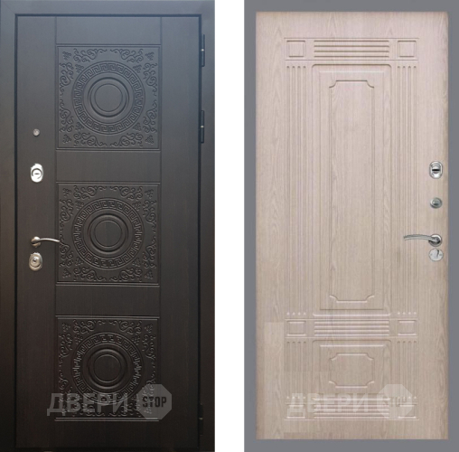 Входная металлическая Дверь Рекс (REX) 10 FL-2 Беленый дуб в Электрогорске