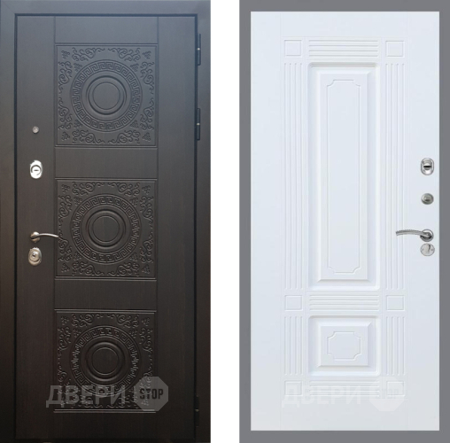 Входная металлическая Дверь Рекс (REX) 10 FL-2 Силк Сноу в Электрогорске