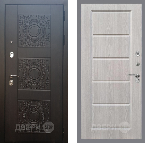 Входная металлическая Дверь Рекс (REX) 10 FL-39 Беленый дуб в Электрогорске