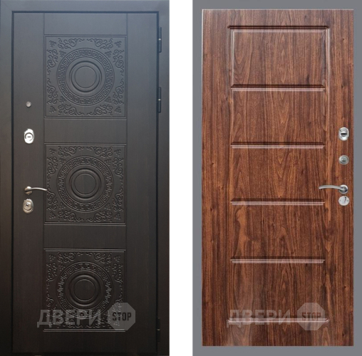 Входная металлическая Дверь Рекс (REX) 10 FL-39 орех тисненый в Электрогорске