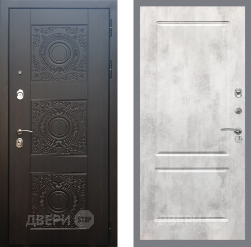 Входная металлическая Дверь Рекс (REX) 10 FL-117 Бетон светлый в Электрогорске