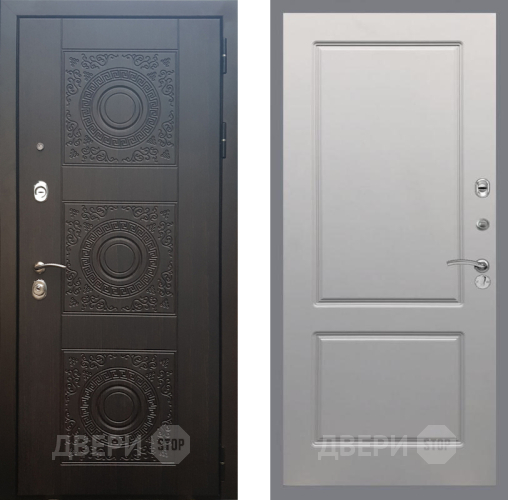 Входная металлическая Дверь Рекс (REX) 10 FL-117 Грей софт в Электрогорске