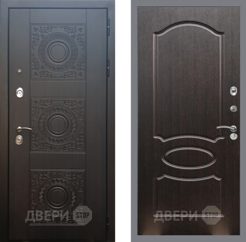 Входная металлическая Дверь Рекс (REX) 10 FL-128 Венге светлый в Электрогорске