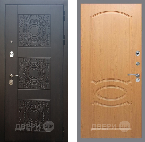 Входная металлическая Дверь Рекс (REX) 10 FL-128 Дуб в Электрогорске