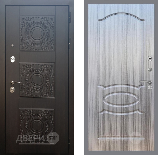Входная металлическая Дверь Рекс (REX) 10 FL-128 Сандал грей в Электрогорске