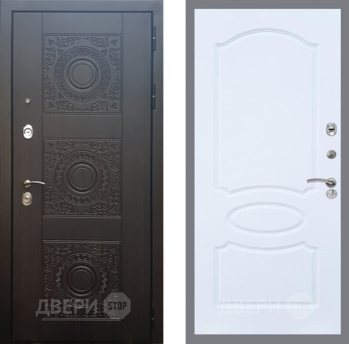 Входная металлическая Дверь Рекс (REX) 10 FL-128 Силк Сноу в Электрогорске