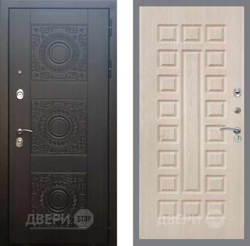 Входная металлическая Дверь Рекс (REX) 10 FL-183 Беленый дуб в Электрогорске