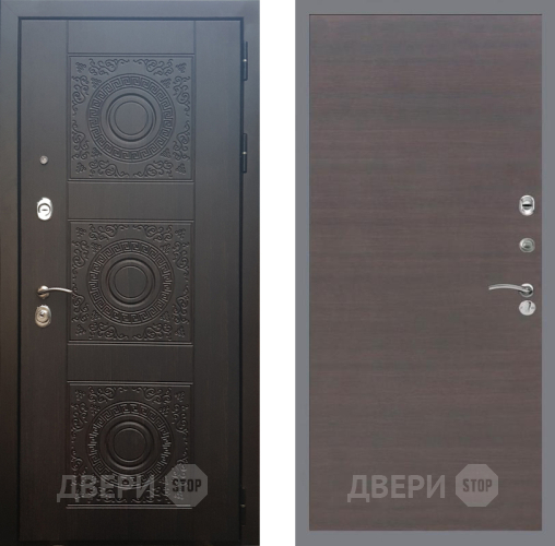 Входная металлическая Дверь Рекс (REX) 10 GL венге поперечный в Электрогорске