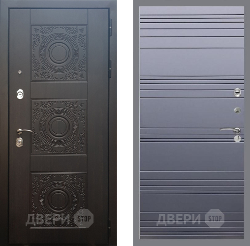 Входная металлическая Дверь Рекс (REX) 10 Line Силк титан в Электрогорске
