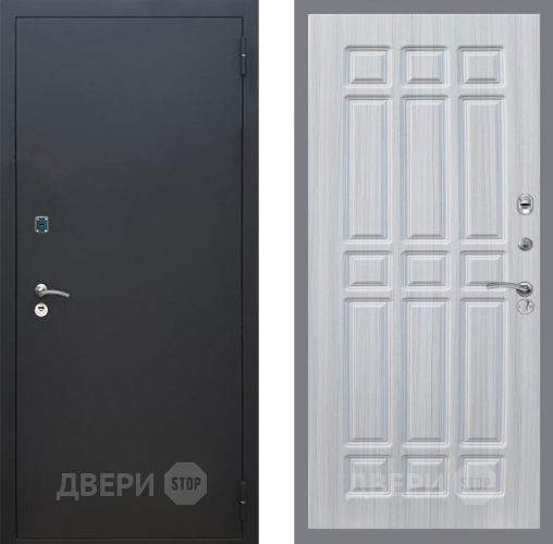 Дверь Рекс (REX) 1A Черный Муар FL-33 Сандал белый в Электрогорске